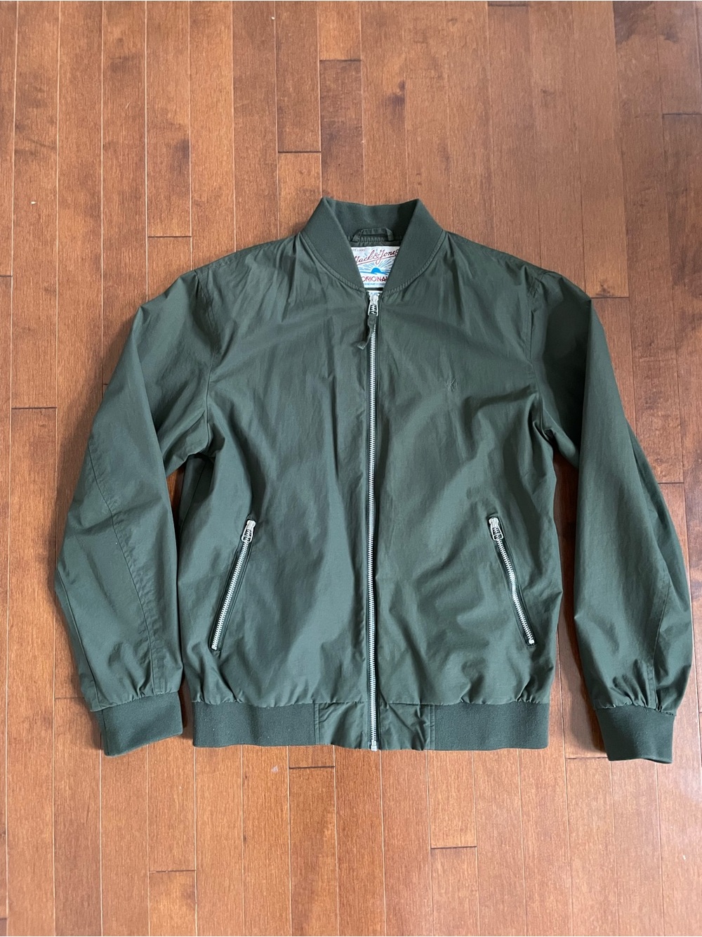 Men's Olive Green Bomber Jacket